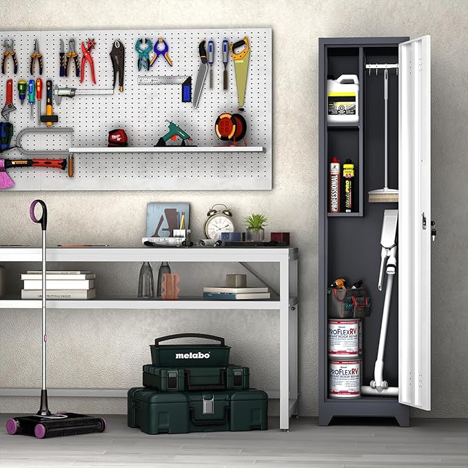 LUCYPAL Slim Broom Storage Cabinet - Image 3