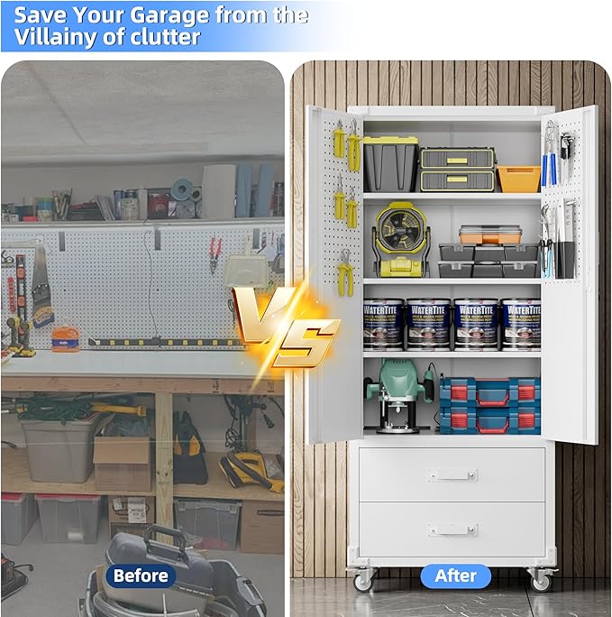 SUXXAN Rolling Storage Cabinet - Image 7