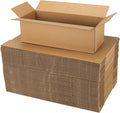 CRUGLA 40 Packs 12x4x4 Shipping Boxes by CRUGLA