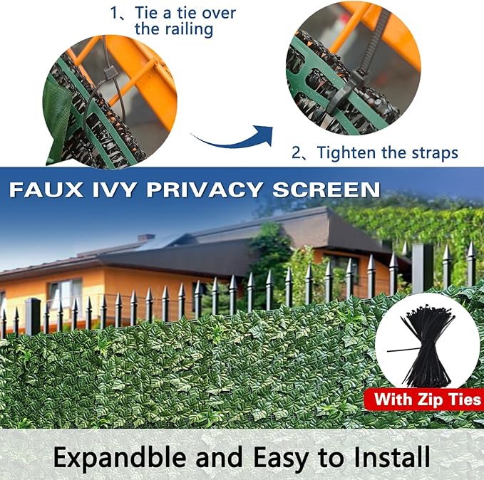 Artificial Ivy Fence Privacy Screen - Image 2