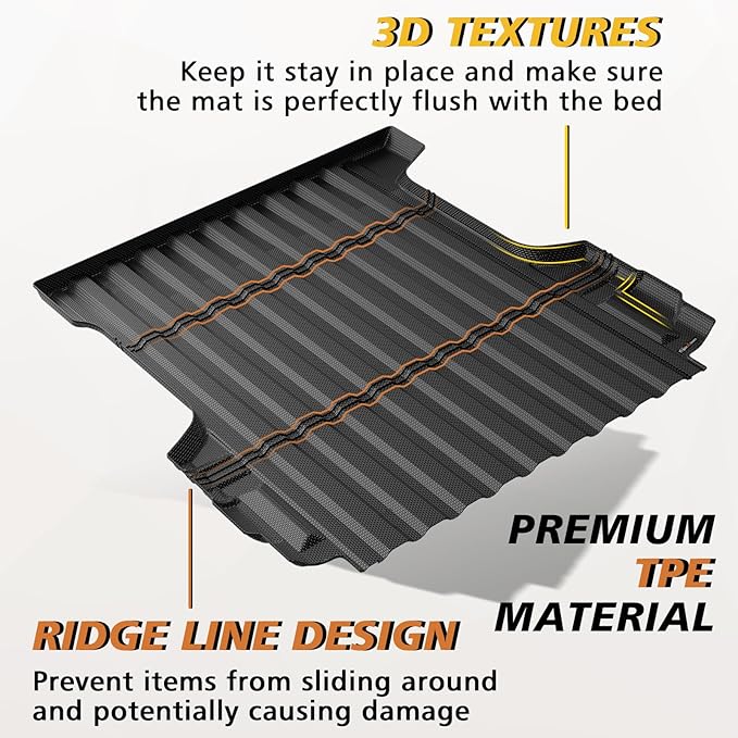 TripleAliners Truck Bed Mat Compatible - Image 4