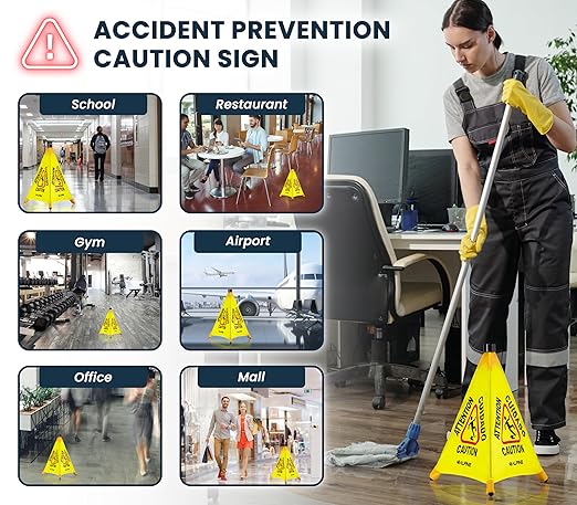 Pop-Up Wet Floor Warning Sign by Alpine - Image 7
