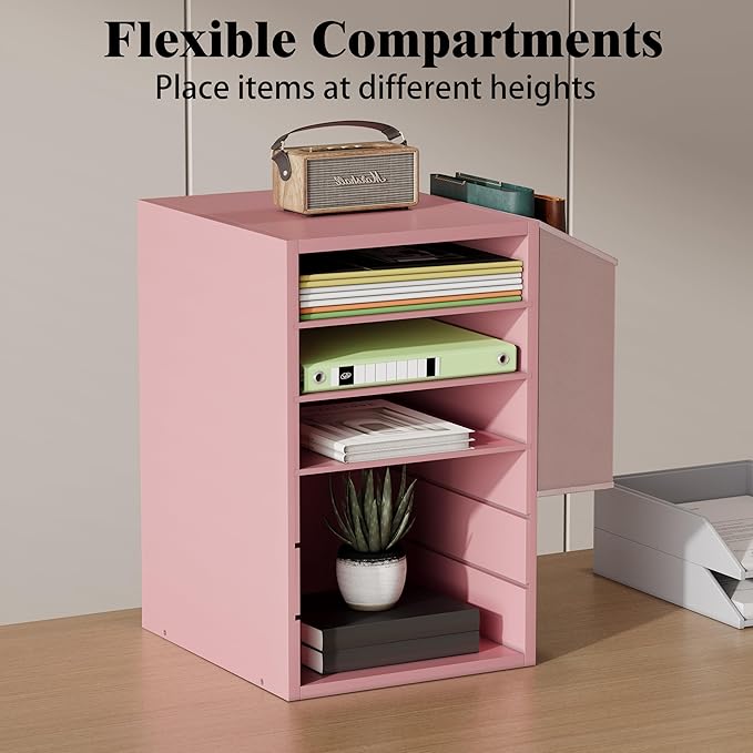 6 Tier Adjustable Countertop Mail Sorter, Mailboxes - Image 4