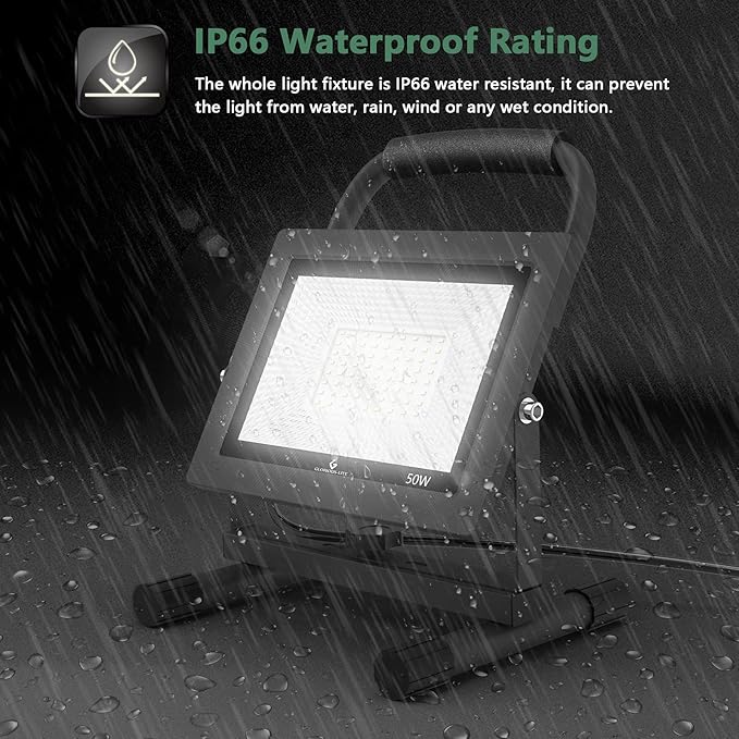 GLORIOUS-LITE 50W LED Work Light, 5000LM LED Flood Lights, 400W Equivalent - Image 4