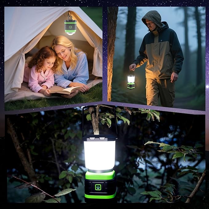 Lichamp LED Camping Lantern, Battery Powered LED Lights Camping Essentials - Image 8