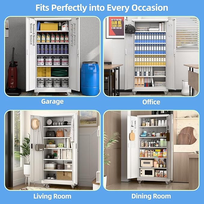 Metal Garage Storage Cabinet - Image 8