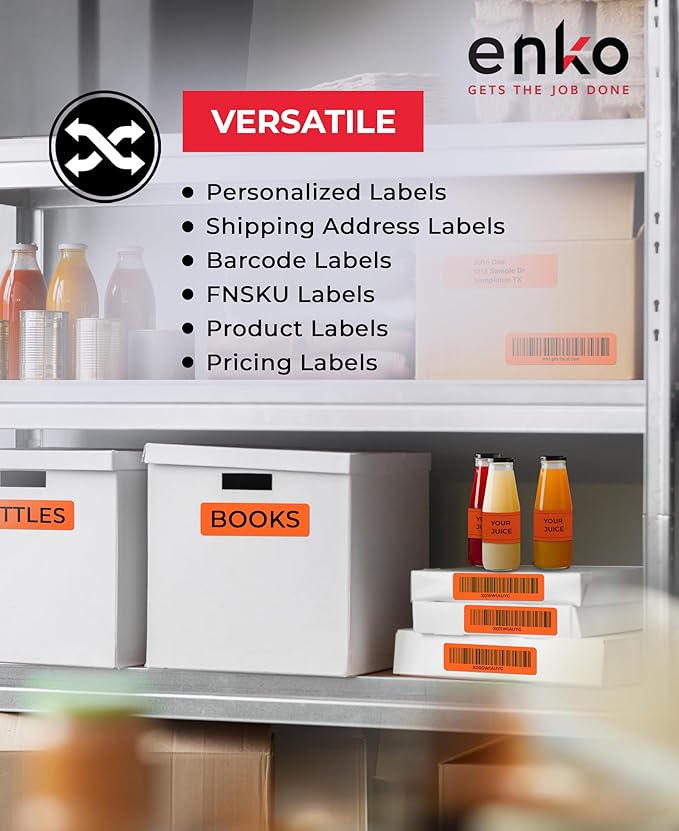 enKo Address, Shipping & Barcode Labels 30252 - Image 5