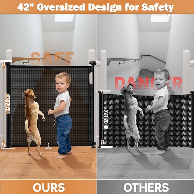 Retractable Baby Gates for Stairs - Image 2