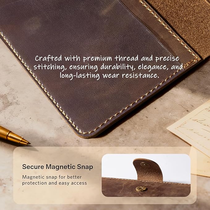CoBak Genuine Leather Car Registration and Insurance Holder–Luxury Vehicle - Image 7