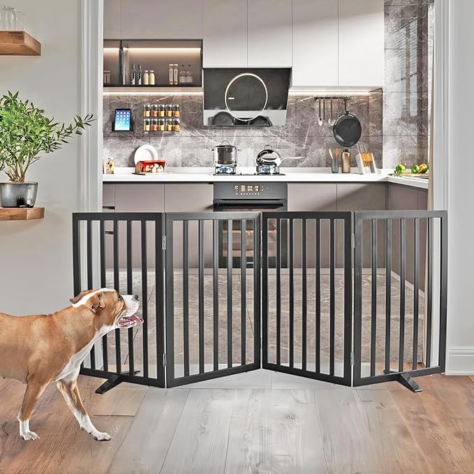 ZJSF Freestanding Indoor Dog Gate - Image 2