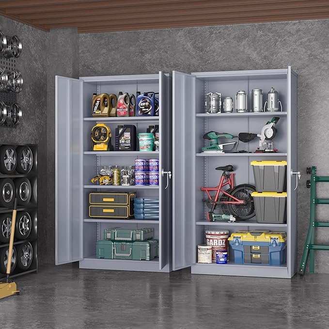 Greenvelly Metal Storage Cabinet - Image 2