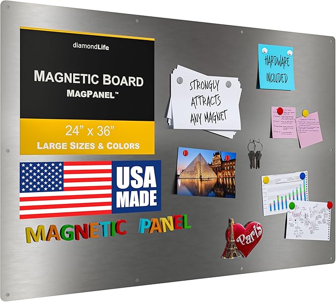 24"x36" - Magnetic Board - Memo & Vision Board by DLDIRECT