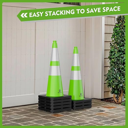 RoadHero 8 Pack Traffic Safety Cones 28 Inch - Image 8