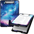Clipboard with Storage, High Capacity Plastic Storage Clipboard with Pen Holder by Qindaiwen