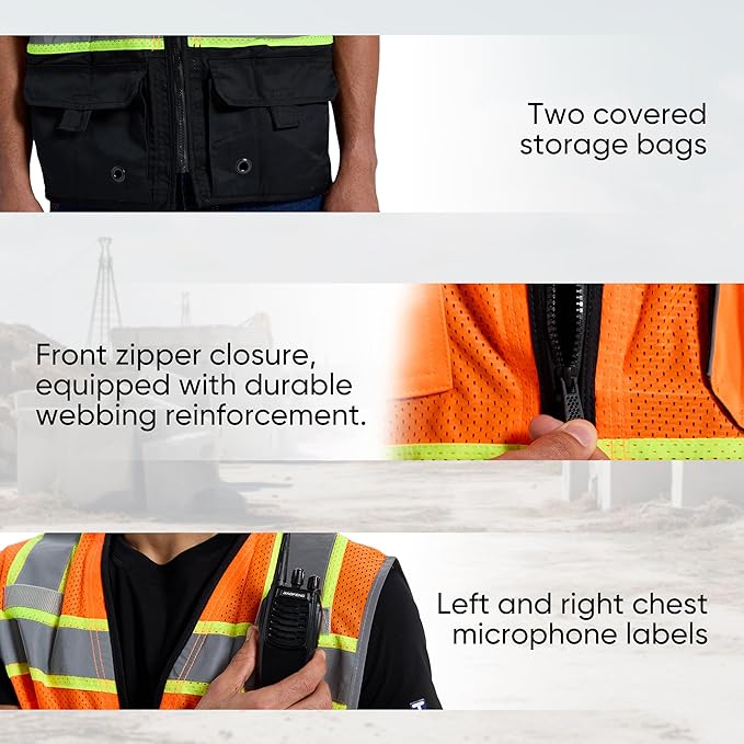 SRsafety High Visibility Vest, Security Vest - Image 4