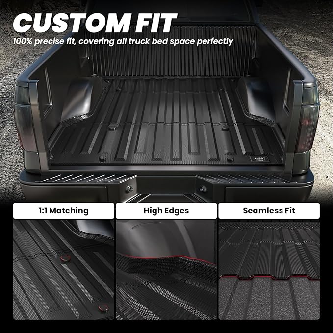LASFIT Truck Bed Mat Fit for Ford F-150 2004-2014 | Lincoln Mark LT 2006-2008 - Image 3