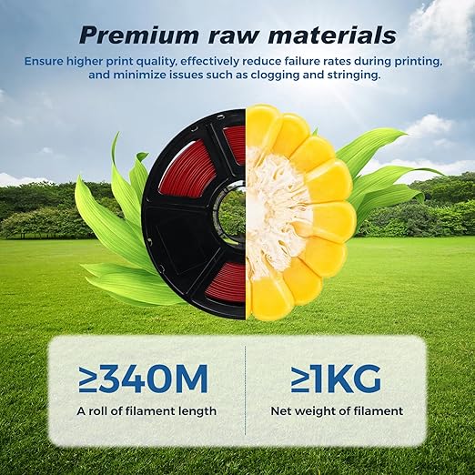 FLASHFORGE Rapid PLA Filament 1.75mm Ruby Red, 500mm/s High Speed Printing - Image 6