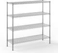 18" Deep x 54" Wide x 54" Height Wire Shelving Kit | 4-Tier | NSF Commercial by Regal+Altair