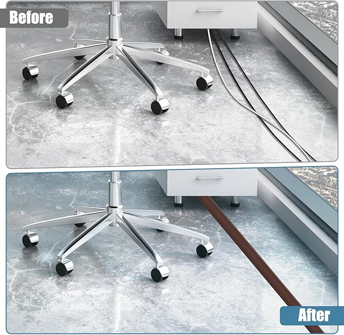 Floor Cord Covers for Wires 3.3FT Cable Hider Wire Cover Self Adhesive Cord - Image 4