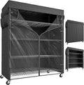 REIBII 45''W Storage Shelves Waterproof Metal Shelving by REIBII
