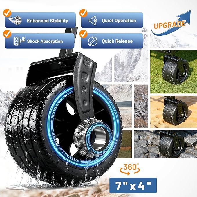 EchoSmile Collapsible Wagon Cart - Image 4
