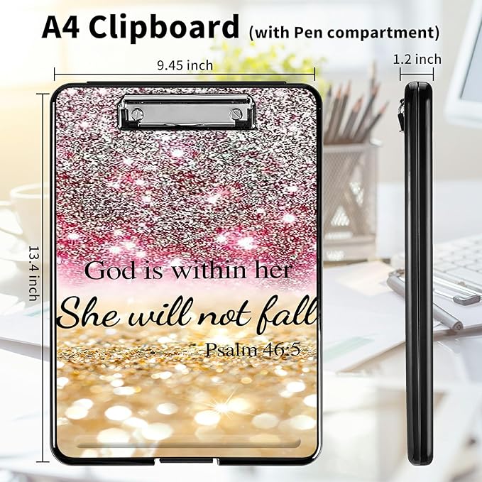 A4 Clipboards, Heavy Duty Waterproof Nursing Plastic Folder Clipboard - Image 2