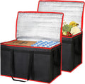 Bodaon 2-Pack Insulated Food Delivery Bag, XXXL Grocery Shopping/Catering/Bags by Bodaon