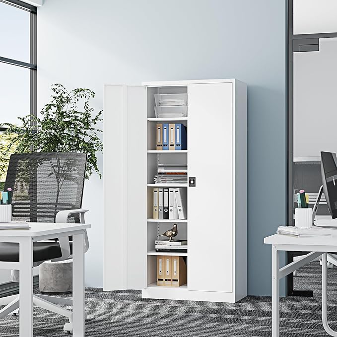 Metal Storage Cabinet-72” Tall Steel File Cabinets - Image 2
