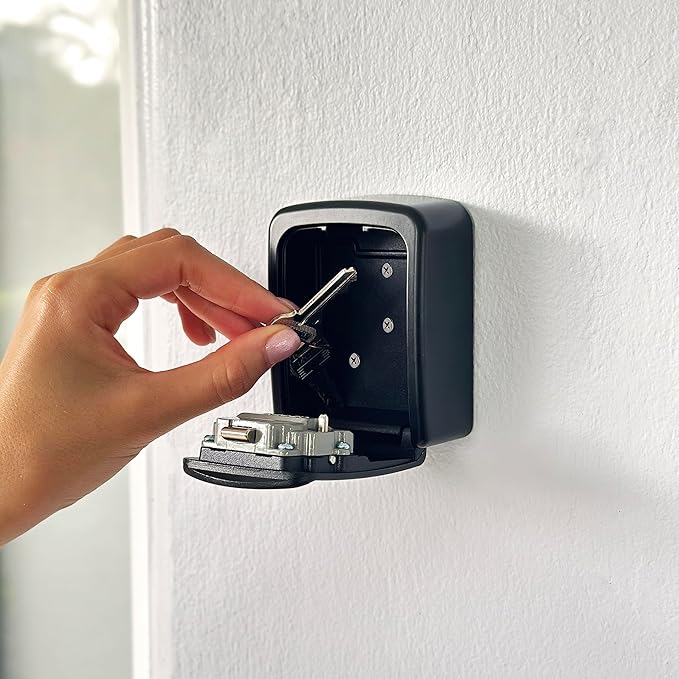 Iron Lock® Wall Mount Key Lock Box – Waterproof Heavy Duty Metal Lock Box - Image 6