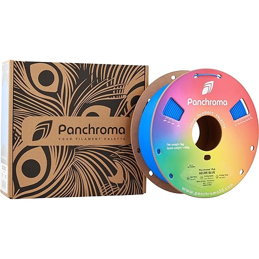Panchroma PLA Azure Blue 3D Printer Filament, 1kg Spool, High Speed Printing - Image 8