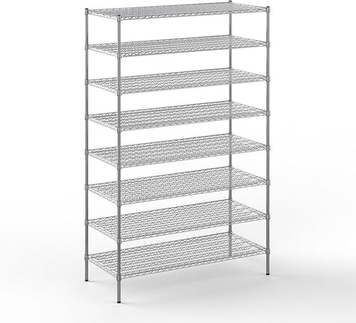 24" Deep x 54" Wide x 86" Height Wire Shelving Kit | 8-Tier | NSF Commercial by Regal+Altair