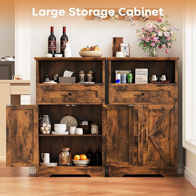Floor Cabinet, Farmhouse Storage Cabinet - Image 7
