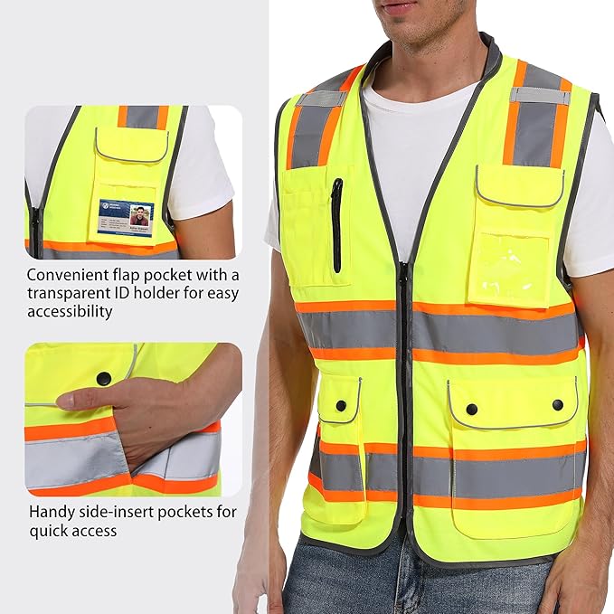Reflective Safety Vest for Men and Women - Image 4