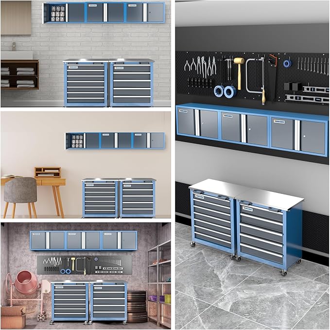 LARBANKE Metal Storage Cabinet System - Image 8