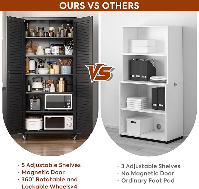 Aobabo Metal Storage Cabinet - Image 5