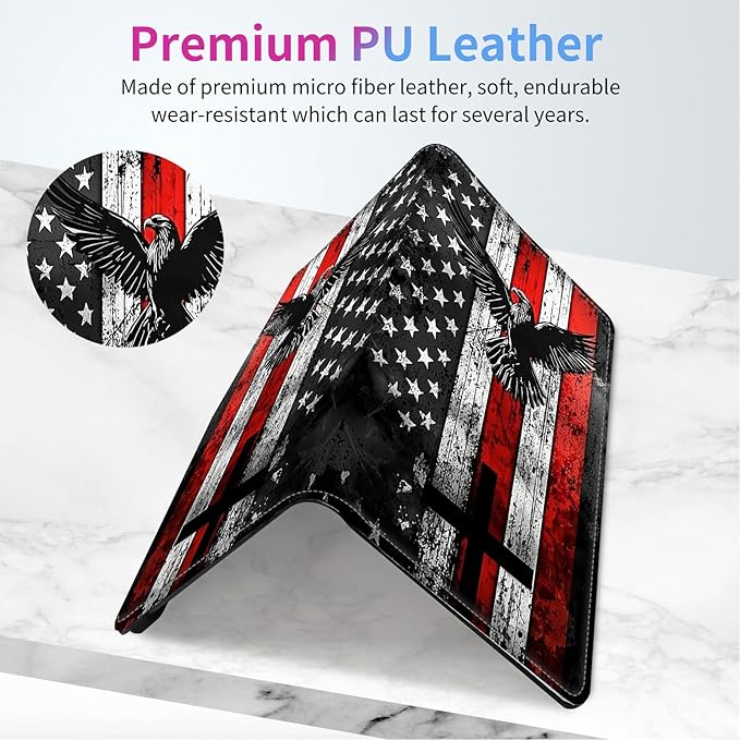 Car Registration and Insurance Card Holder, Rfid Blocking Leather Auto Car - Image 5