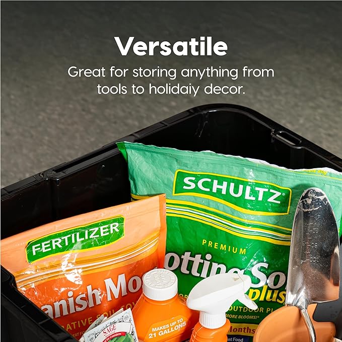 IRIS USA 4-Pack 12 Gallon Storage Bins - Image 9