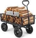 Homdox 880LB Heavy Duty Garden Cart on Wheels, Professional Utility Wagon by HOMDOX