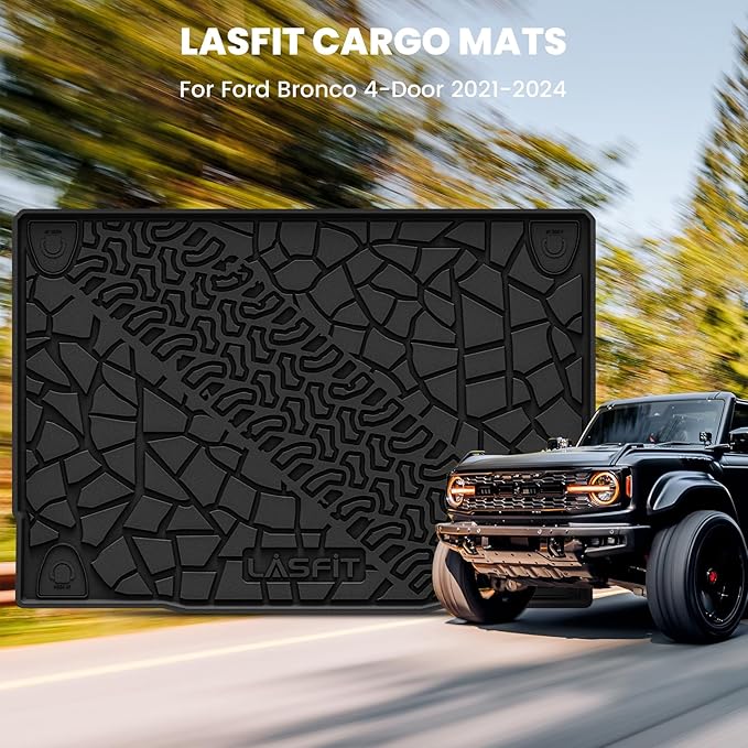 LASFIT Cargo Liner for Ford Bronco 4-Door 2025 2024 2023 2022 2021 All Weather - Image 7