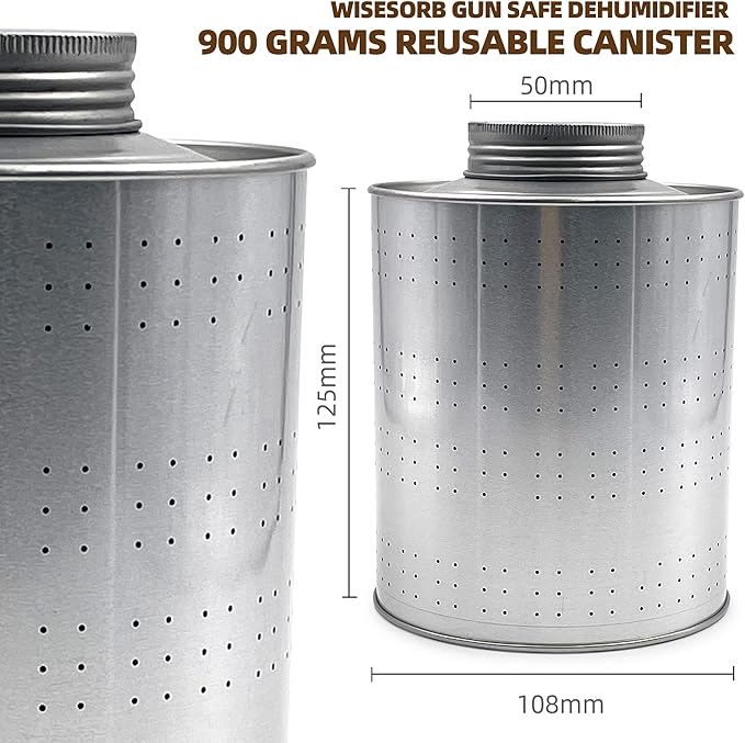 900 Gram 2 Pack Dehumidifiers for Home, Rechargeable Gun Safe Dehumidifier - Image 4