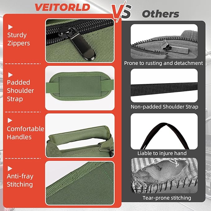 Roll Up Tool Bag, Gifts for Men Dad Husband Him Christmas, Mens Stocking - Image 3