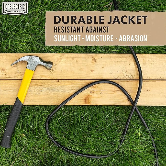 50 Ft Black Oil Resistant Extension Cord - Image 5