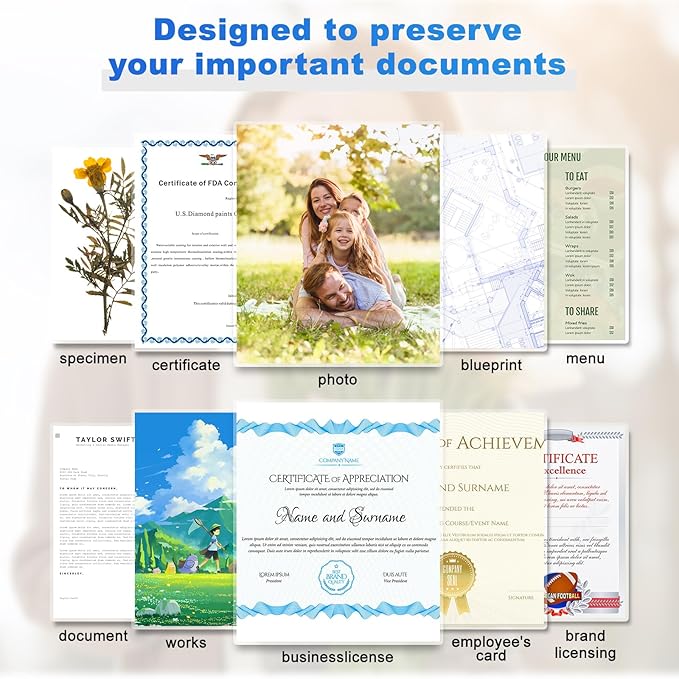 200 Pack Laminating Sheets, 5Mil 9" x 11.5" Laminating Pouches，Clear Thermal - Image 5