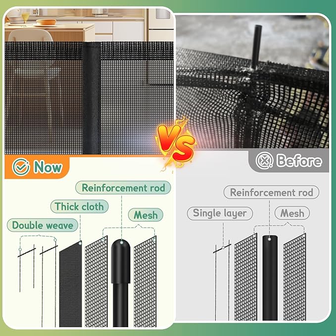 200'' Retractable Baby Gates Extra Wide, Extra Long Retractable Baby Gate - Image 3