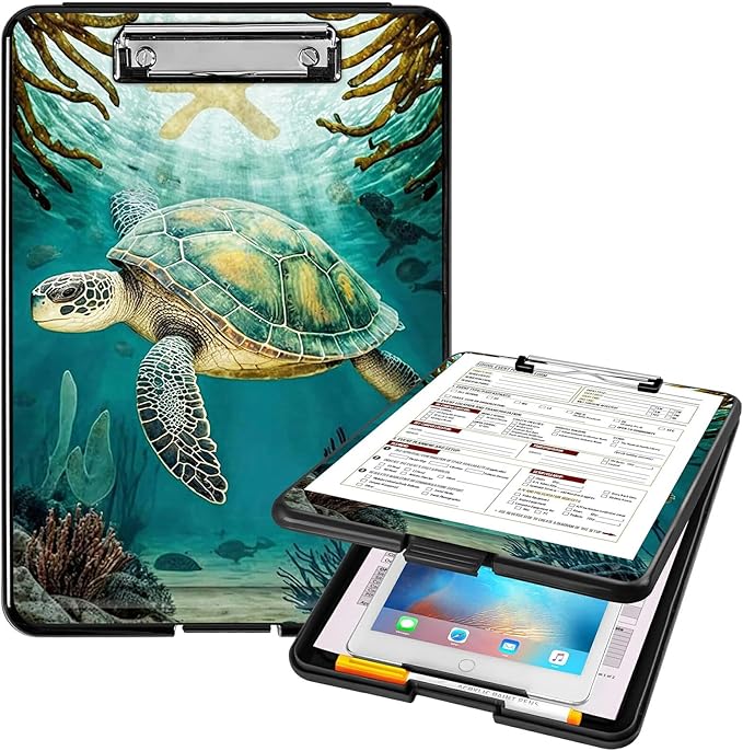 A4 Clipboards, Heavy Duty Waterproof Nursing Plastic Folder Clipboard by Unknown
