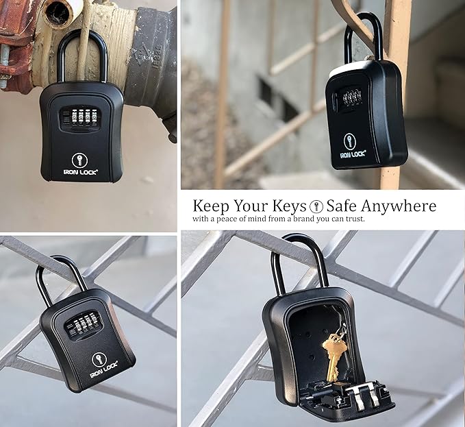 Iron Lock® Key Lock Box Portable - Image 2