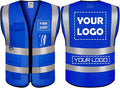 BeautyWill Mesh Safety Vest 1 pcs Customize Logo Class 2 High Visibility by BeautyWill