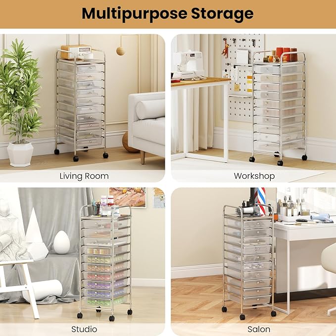 Giantex Rolling Storage Cart - Image 8