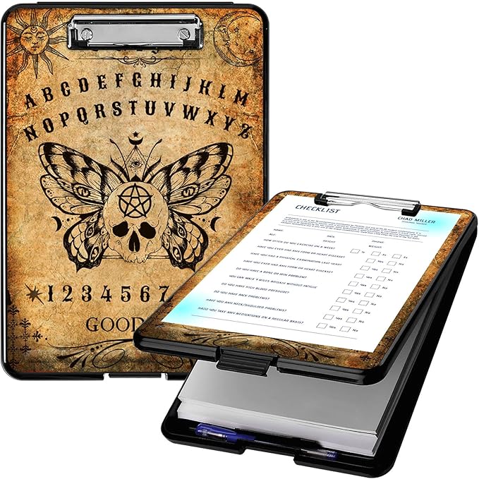 Clipboard with Storage, High Capacity Plastic Storage Clipboard with Low by Qindaiwen