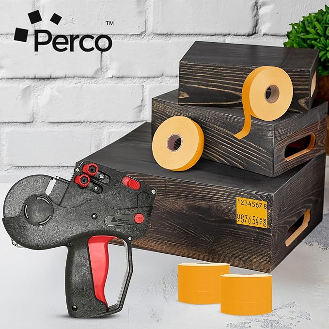 Perco Florescent Orange Pricing Labels - Image 7